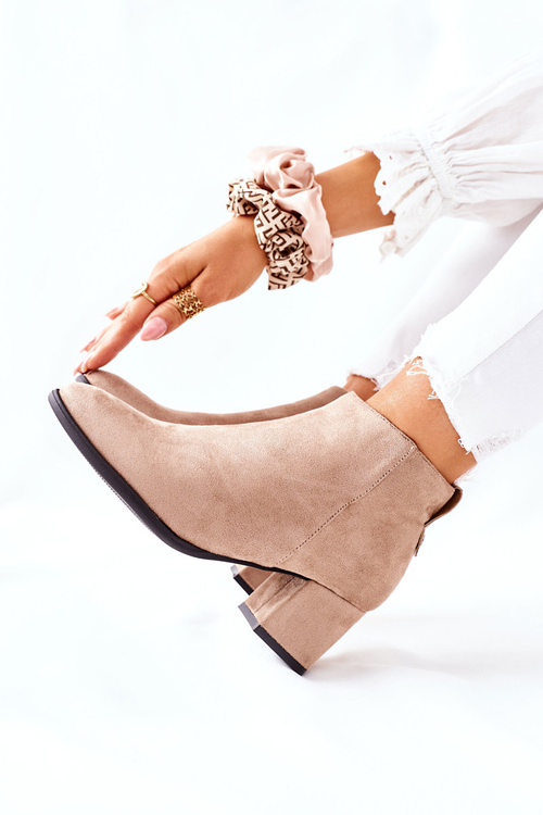 Ženské semišové béžové ardmore topánky