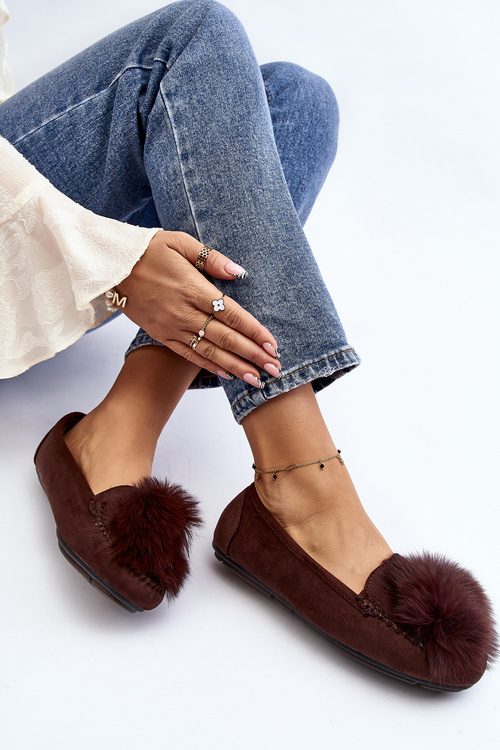 Dámske hnedé mokasíny noviny