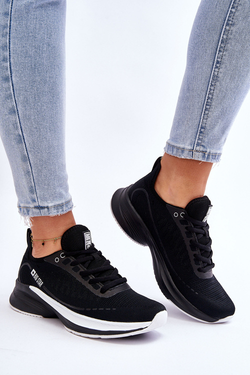 Pamäťový penový systém Big Star LL274327 Čierne športové topánky