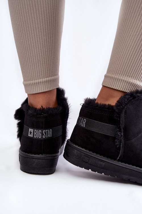 Dámske snehové topánky veľká hviezda KK274622 čierna