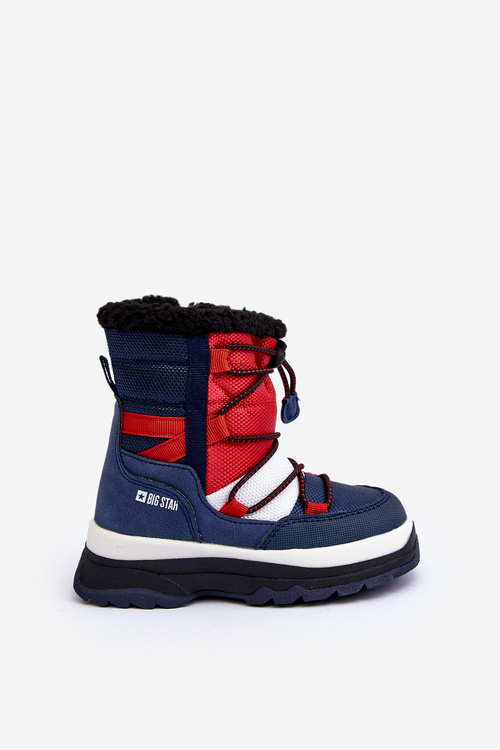 Detské snehové topánky izolované námorníckym modrou veľkou hviezdou MM374194