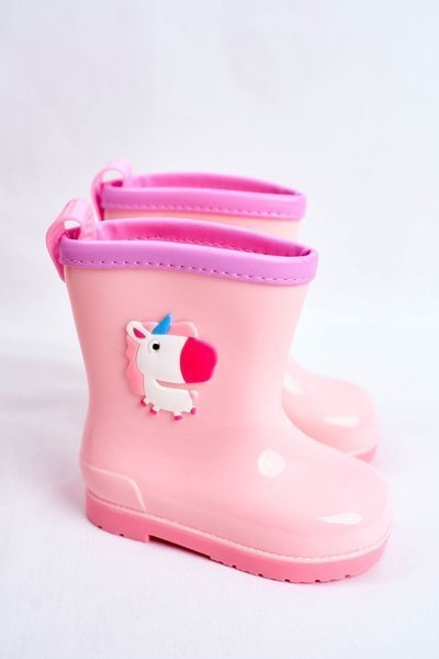 Detské gumové galoshes Pink Unicorn
