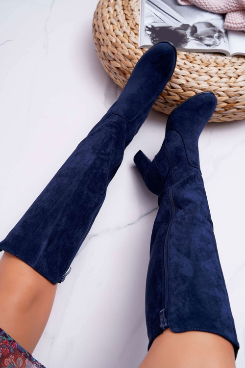 Dámsky Sergio Leone Boots Navy Blue KZ275