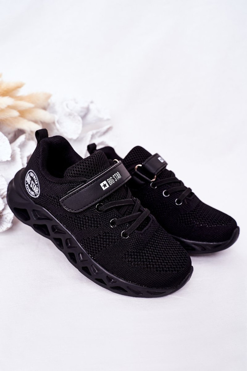 Dětské Sportovní Obuv Sneakersy Big Star HH374184 Černé