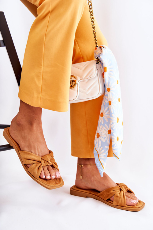 Dámské módní semišové pantofle Camel Lorrie