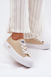 Dámské tenisky na platformě Béžové LEE ISLA C WOMEN LOW 50251001