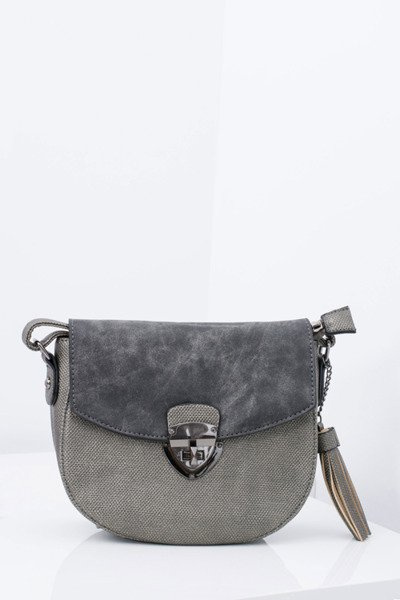 Lady's Handbag Dark Silver