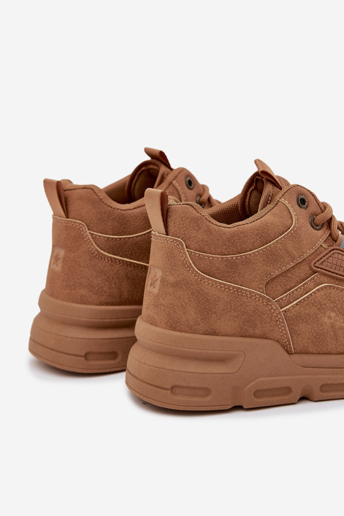 Pánské tenisky Big Star SS174281 HI-POLY SYSTEM Světle hnědé