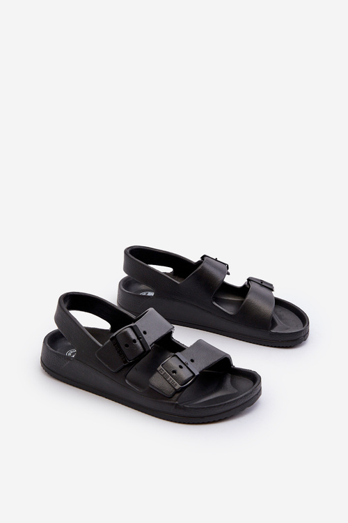 Dětské lehké žabky s přezkami BIG STAR NN374541 Černé