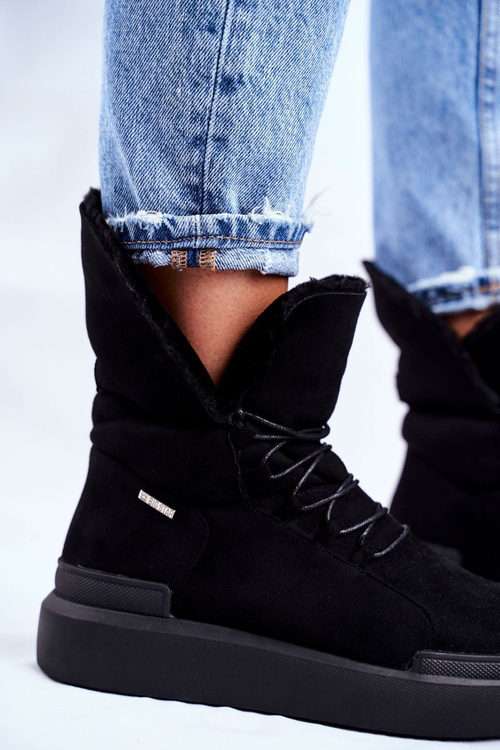 Dámske snehové topánky Big Star Black GG274990