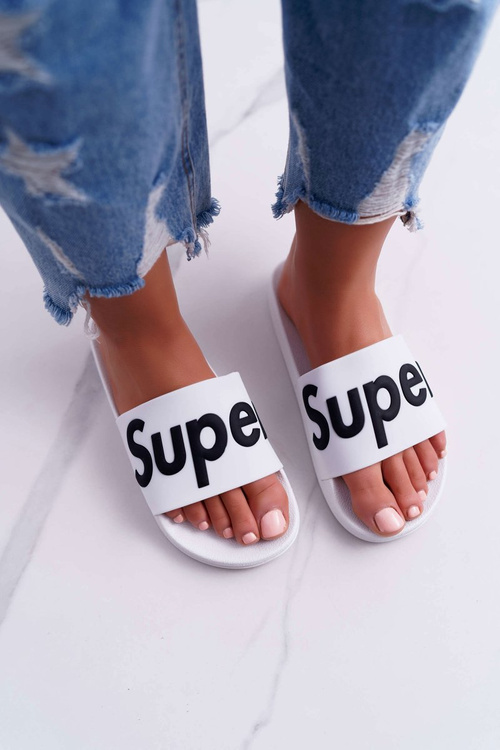 Dámské nazouváky bílé Super Losaria