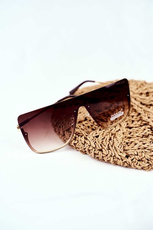 Sluneční Brýle Prius PRE-37 Hnědé Zlato