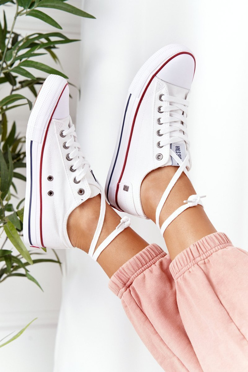 Dámské Klasické Nízké Tenisky Big Star DD274336 Bile