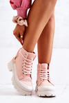 Pink Faithphull zviazané topánky