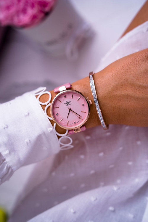 Dámské Hodinky Michael John Růžové Narsen