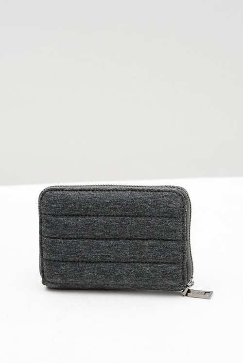 Mały Ciemnoszary Damski Portfel DIANA&CO