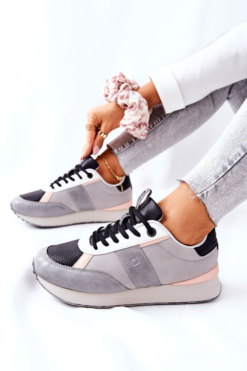 Sportovní obuv Memory Foam Big Star II274398 Šedočerná