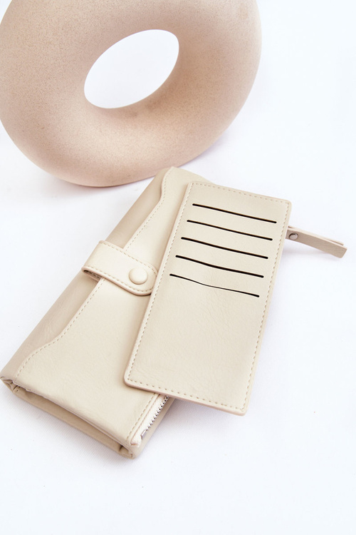 Dámská velká prostorná peněženka Evina béžová
