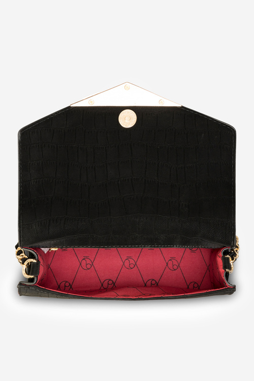 Malá černá vizitní kabelka NOBO NBAG-R3042-C020