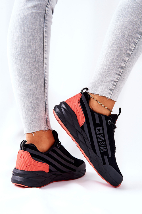 Kožená Sportovní Obuv Big Star II274460 Černé