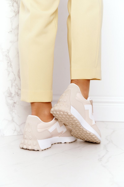 Dámská Sportovní Obuv Sneakersy Béžove Move On
