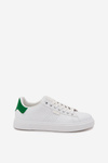 Pánské Sneakersy Z Eko Kůže Big Star OO174116 Bílá-Zelená