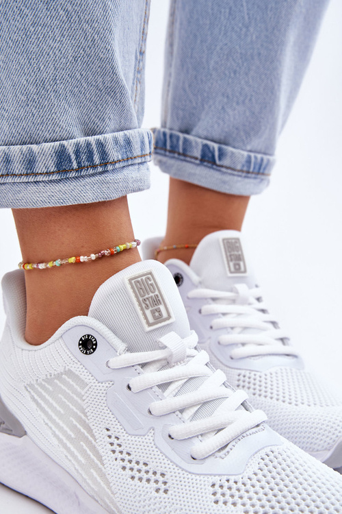 Dámska ľahká športová topánka Pamäťový penový systém Big Star LL274297 biela