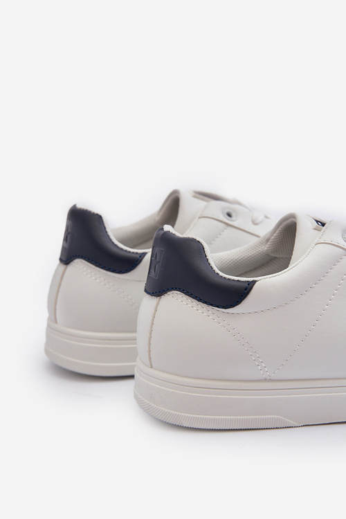 Nízké pánské tenisky z ekologické kůže Big Star NN174282 bílé