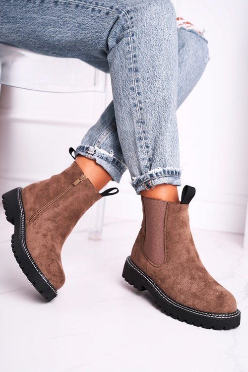 Dámské Kotníkové Boty Pérka Khaki Resist