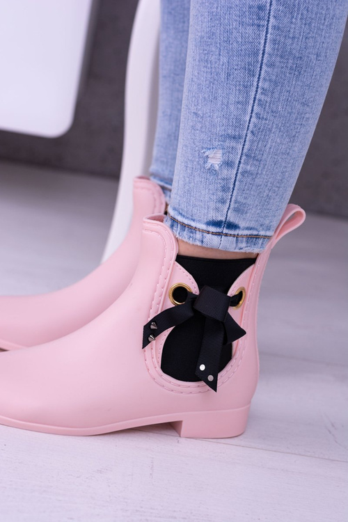 Ruzove dámská galoše Jodhpur boty Someday