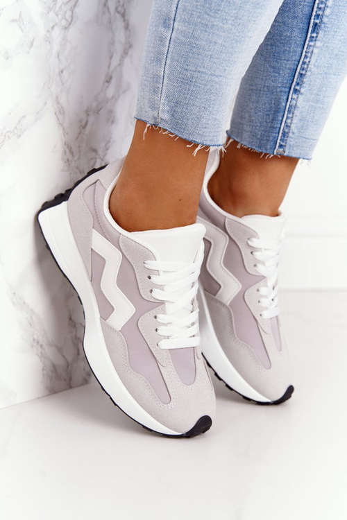 Dámská Sportovní Obuv Sneakersy Šedé Move On