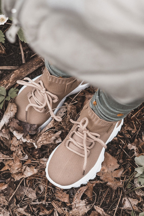 Dětské sportovní boty High Sock Béžový Nickie