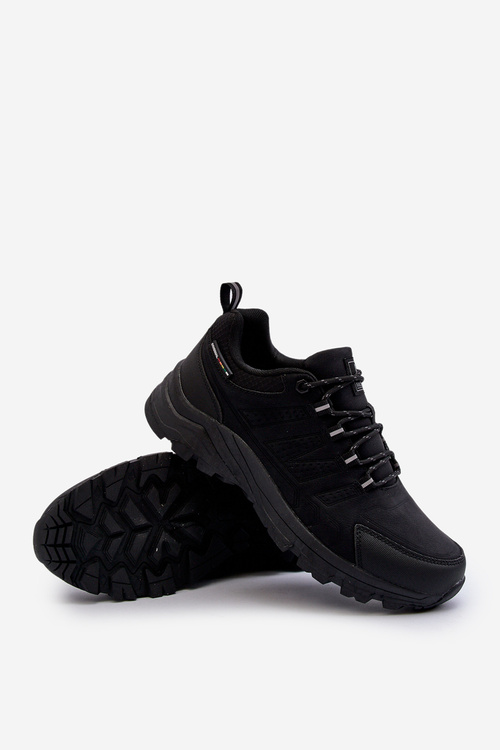 Čierne pánske turistické topánky McBraun