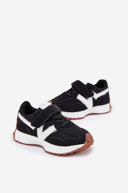 Detské Tenisky Na Suchý Zips Čierne Tezzu