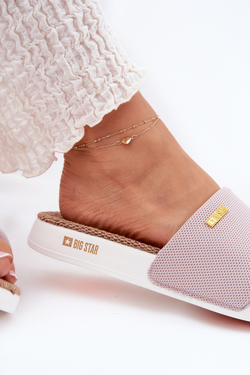 Dámske Šľapky Big Star RR274A105 Svetloružové