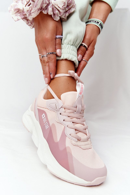 Dámské Tenisky Memory Foam Big Star HH274811 Růžové