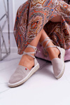 Dámska Espadrilles Big Star na platforme Beige DD274A193