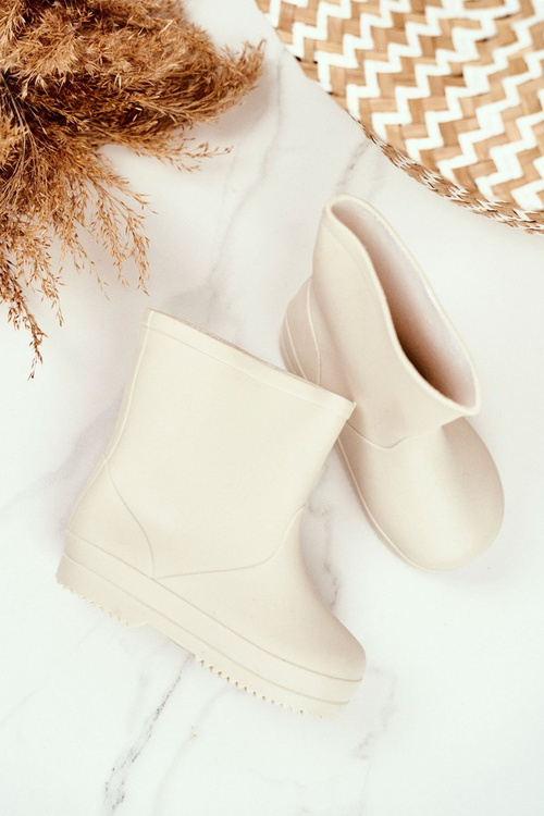 Detská gumová béžová galoshes klasická uspávanka