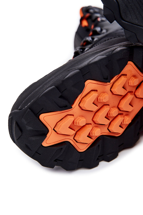 Pánské zateplené trekové boty Cross Jeans KK1R4018C černe