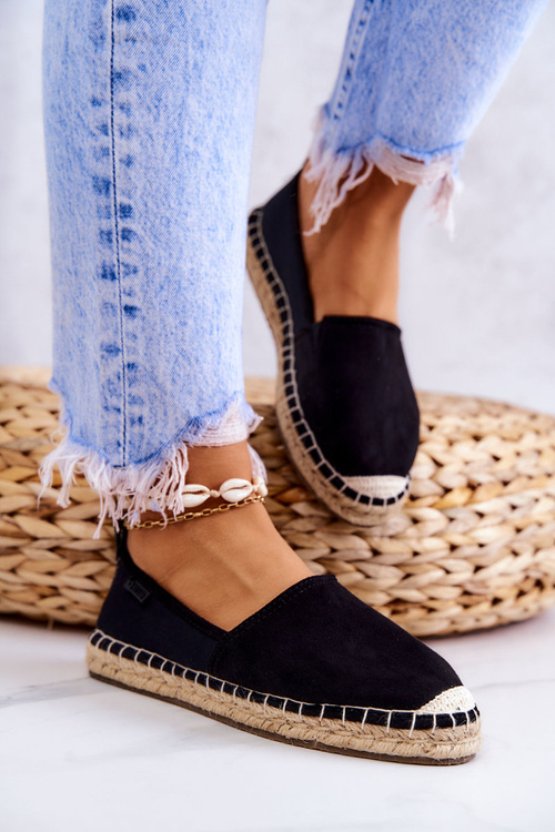 Dámské klasické espadrilky Big Star JJ274952 Černá