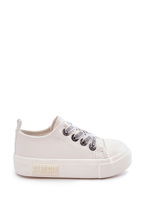 Dětské kožené tenisky BIG STAR KK374060 Bílé