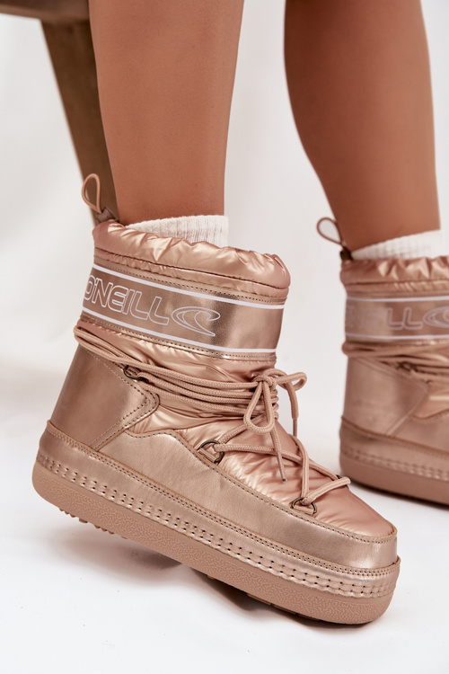 Ženské sněhule s šněrováním O'NEILL LISA WOMEN HIGH 90253012.99U Zlaté