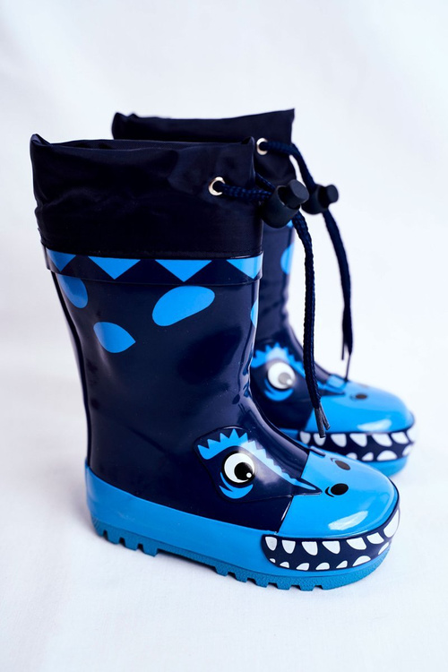 Detské izolované studne s drakom Navy Blue Mordeo