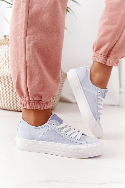 Dámske tenisky na platforme Lee Cooper LCW-21-31-0123L Blue