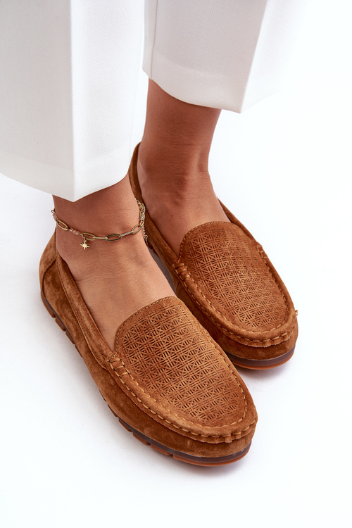 Dámske semišové mokasíny Camel S.Barski LR755