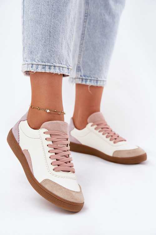 Dámske Kožené Tenisky Zazoo N1220 Biele