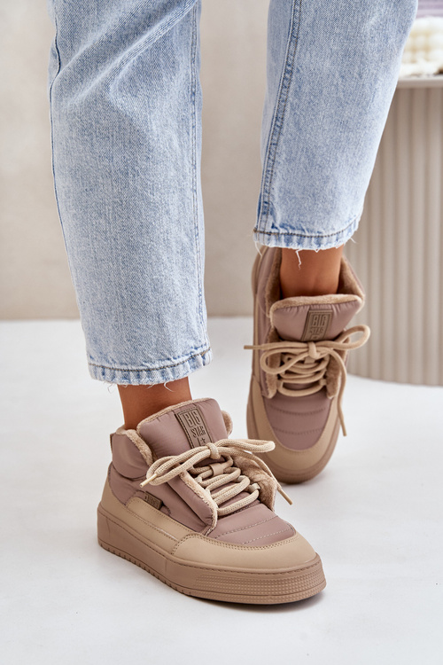 Dámske Snehule Big Star OO274A532 Béžové