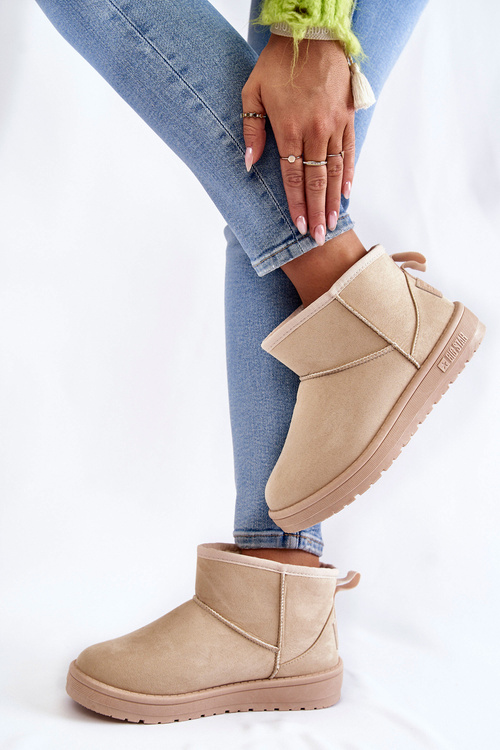 Dámské teplé sněhule Big Star KK274290 Béžove