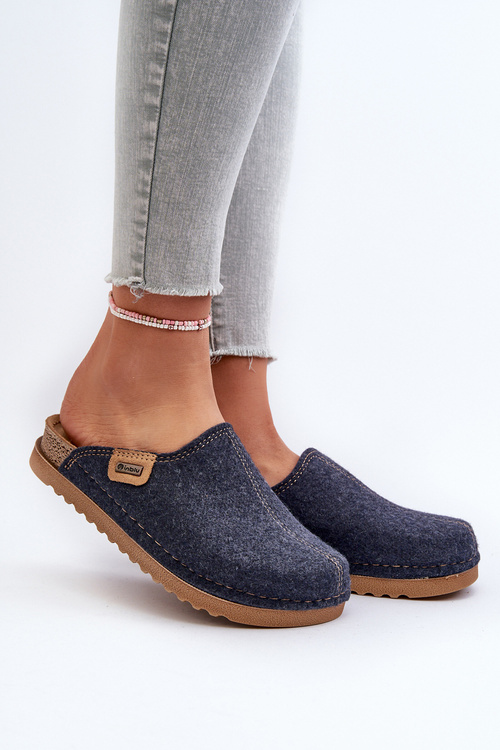 Domáce domáce topánky v Inblu DJ000010 Navy Blue