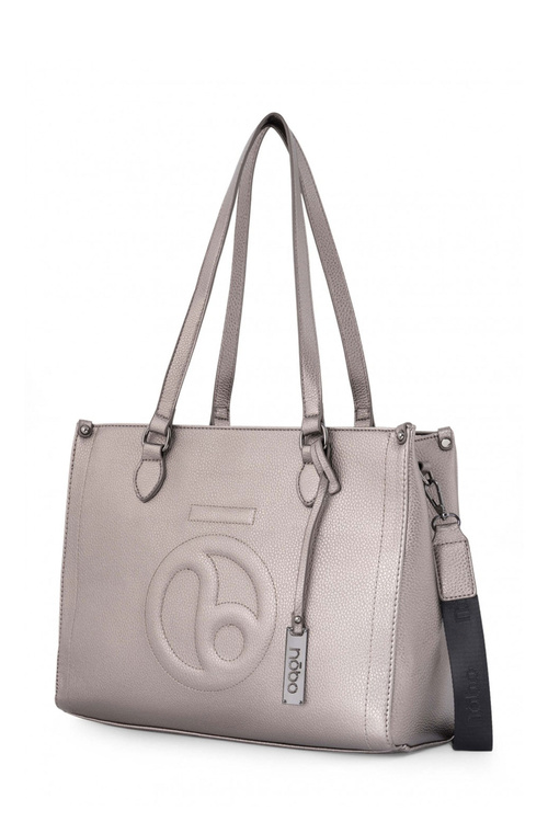 Klasická kupca kabelky Nobo N1530-C025 Silver